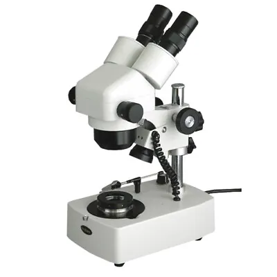 Buy AmScope SH-2B-DK 10X-40X Darkfield Jewelry Gem Stereo Zoom Microscope • 472.99$