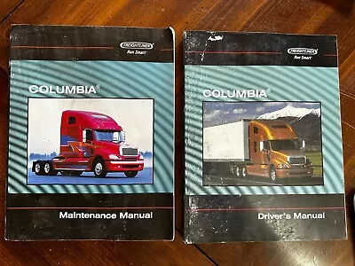 Buy Freightliner Columbia Driver's/Maintenance Manual - Good Condition • 19.99$