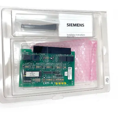 Buy Siemens CRM-4 Controllable Relay Module 500-890401 Fire Alarm System Controller • 159.97$