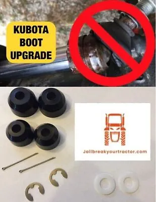 Buy *Kubota BX GR Tie Rod Rubber Boot Kit Inner Outer Upgraded Style 1 Yr Warranty* • 24.11$