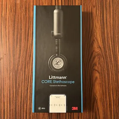 Buy Littmann Core Digital Stethoscope 8480 Black Chest Piece 27 Inch • 228.50$