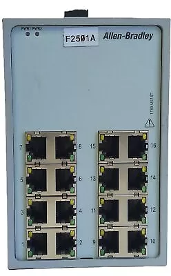 Buy Allen-Bradley 1783-US16T STRATIX 2000 Ser A Unmanaged Ethernet Switch • 129.93$