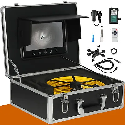 Buy 7  LCD 30M  Sewer Waterproof Camera Pipe Pipeline Drain Inspection System New • 245.95$