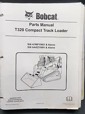 Buy Bobcat T320 Track Loader Parts Manual Shop Repair Book 6986591 Skid Steer • 49.99$