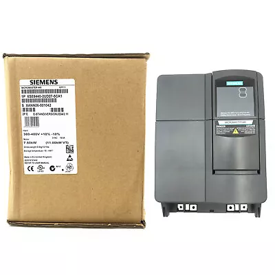Buy New In Box For SIEMENS 6SE6440-2UD27-5CA1 Micromaster 440 10HP 460V AC Drive • 725$