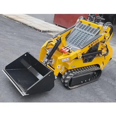 Buy Agrotk Mini Skid Steer Track Loader KBT23 EPA B&S Engine Yellow Heavy Equipment • 8,499.09$
