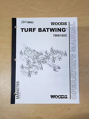 Buy Woods TBW150C Turf Batwing Mower Operators Manual • 36$