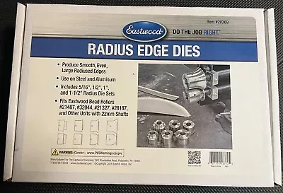 Buy Eastwood Bead Roller Radius Edge Die Set Item #20269 • 170$
