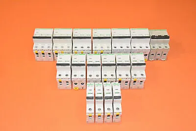 Buy Schneider Electric Miniature Circuit Breakers Various Types 17 Pcs. • 97.38$