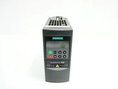 Buy Siemens 6SE6420-2UD21-1AA1 Micromaster 420 Vfd Drive 380-480v-ac 0-650hz 1.1kw • 218.83$