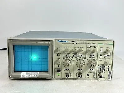 Buy Vintage Tektronix 2225 ~ 2-Channel 50MHz Analog Oscilloscope ~ Power On/Untested • 99.88$