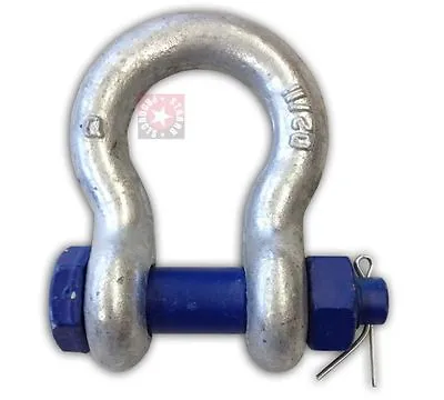 Buy 1/4  Shackle, Clevis, Safety Pin Peerless 1/2 Ton Wll Tow Truck Wrecker Crane • 13.50$