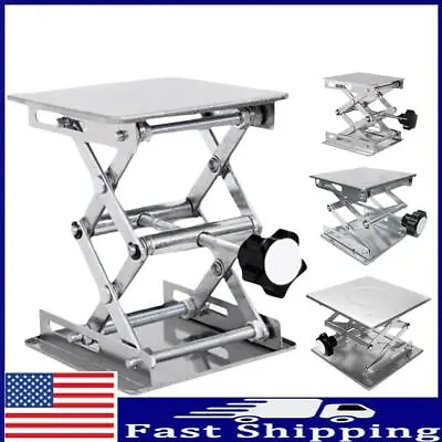 Buy Manual Woodworking Machinery Router Lifter Stainless Steel Laboratory Table Lift • 20.79$