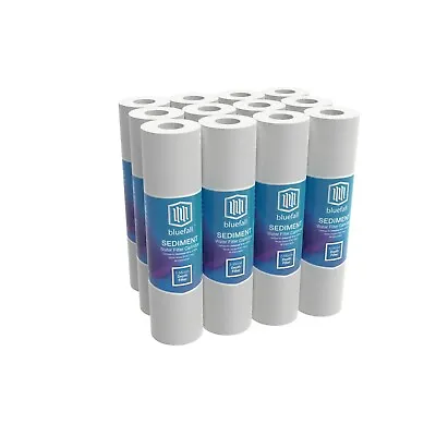 Buy 12 PACK 5 Micron Sediment Water Filters For Reverse Osmosis 10 In. X 2.5 In. • 33$