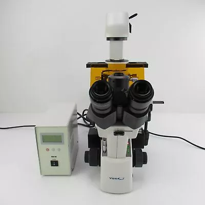 Buy Vwr 89404-464 Inverted Fluorescence Microscope W/ Objective Set & Accessories • 2,799.95$