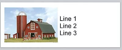 Buy Personalized Address Labels Country Farm Barn Silo Buy 3 Get 1 Free (Jx 354) • 2.95$
