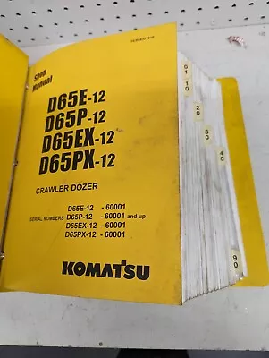 Buy Komatsu D65E-12, D65P-12, D65EX-12, D65PX-12 Repair Service Manual # SEBD001920 • 28$