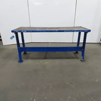 Buy 72 X28 X34  Steel Top Work Fabrication Assembly Bench • 266.59$