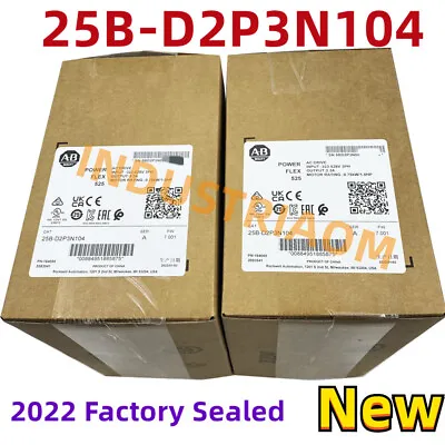 Buy 25B-D2P3N104 Allen-Bradley PowerFlex 525 480V 1.0HP AC Drive 2022 25BD2P3N104 • 580$