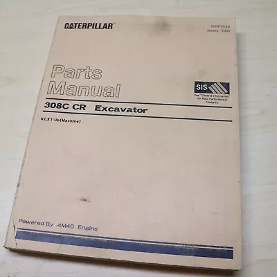 Buy CAT Caterpillar 308C CR EXCAVATOR Parts Manual Book Catalog Spare Crawler KCX • 93.75$