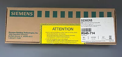 Buy New Siemens R545-714 MBC Modular Building Control Power Module  • 250$
