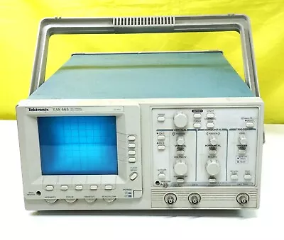 Buy Tektronix TAS 465 / TAS465 100MHz Two Channel Analog Oscilloscope *No Power • 29$