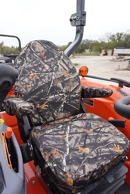 Buy 2008 And Up Kubota Series Tractor Seat Covers In Lost Camo Endura. Part# TSKU06 • 31.75$