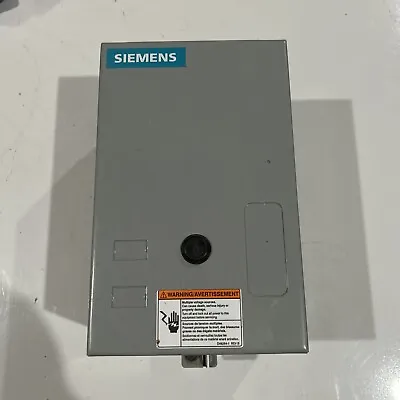 Buy Siemens LEN01C003120A Lighting And Heating Contactor In Enclosure 30Amps 600VAC • 199.99$