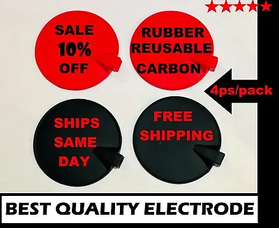 Buy Rubber Carbon Electrode For Dynatronics Dynatron Plus & Solaris Series, 4 PS, 3  • 49.99$
