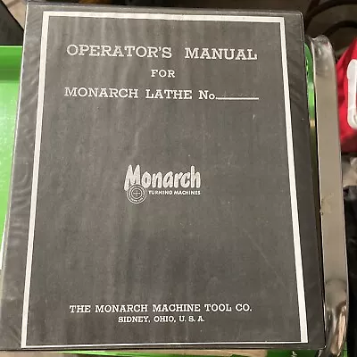 Buy Monarch Lathe 62 Series Dyna-Shift Operations Manual Parts Manual. • 30$
