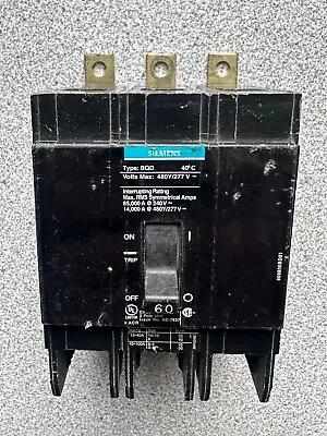 Buy Siemens BQD360 Circuit Breaker 60 Amp 3 Pole 60A BQD 3P 480/277 Volt • 99.95$