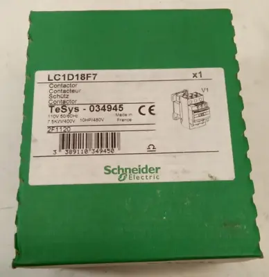 Buy Schneider Electric LC1D18F7 Contactor  • 119.99$