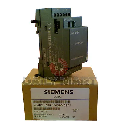 Buy NEW Siemens 6ED1 055-1MD00-0BA1 PLC LOGO! AM2 RDT Expansion Module • 137.50$