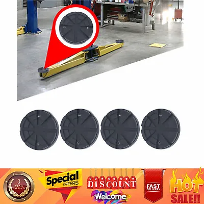 Buy 4Pcs Round Rubber Arm Pads Lift Pad For For Auto Lift Car Truck Hoist Heavy Duty • 23.75$
