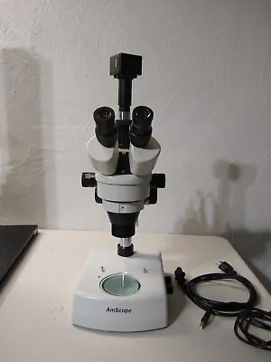 Buy AmScope Stereo Zoom Microscope, W/ Amscope MD600 USB Camera • 550$