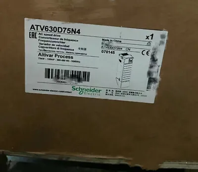 Buy New In Box Schneider ATV630D75N4 Inverter US Stock • 4,480$