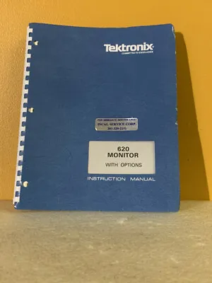 Buy Tektronix 070-2650-00 620 Monitor With Options Instruction Manual • 29.99$