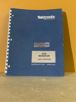Buy Tektronix 070-2650-00 620 Monitor With Options Instruction Manual • 39.99$