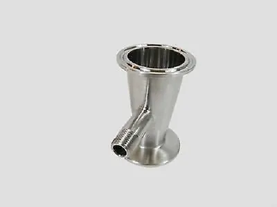 Buy 1.5  TO 1  WITH 1/4  MNPT,  Tri Clamp, Tri Clover, Sanitary, Concentric Reducer, • 19.10$