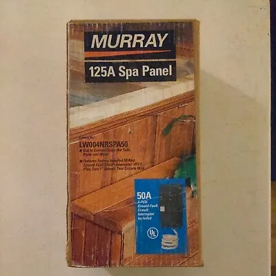 Buy Murray LW004NRSPA50 125A Main Lug Load Center 50 Amp GFCI Spa Panel HS Hubs • 149.99$
