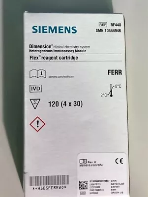Buy RF440 Siemens Dade Dimension (FERR) Ferritin (120 Tests/Box)  • 402$
