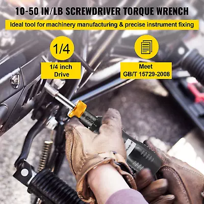Buy VEVOR Torque Screwdriver, 1/4  Drive Screwdriver Torque Wrench, Torque Screwdriv • 61.28$