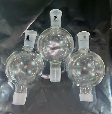 Buy Three (3) 250mL Kugelrohr Single Bulb Distilling Glass Ball Tube (Various Fits) • 60$