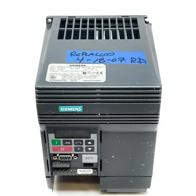 Buy Siemens 6SE3216-8CB40 Micromaster Vector Drive MMV150/2 VFD, 1500 W - Made In EU • 799.95$