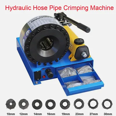 Buy 5600KN Hydraulic Hose Crimper Machine Pipe Clamping Machine With 8 Sets Dies • 999.99$