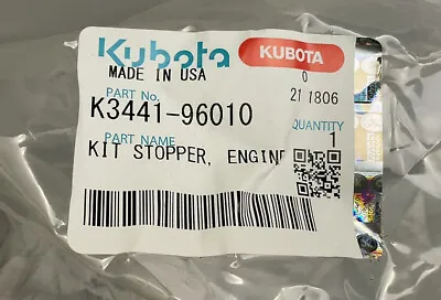 Buy Engine Stopper Kit For Kubota Zero Turn Mower K3441-96010 • 69.99$