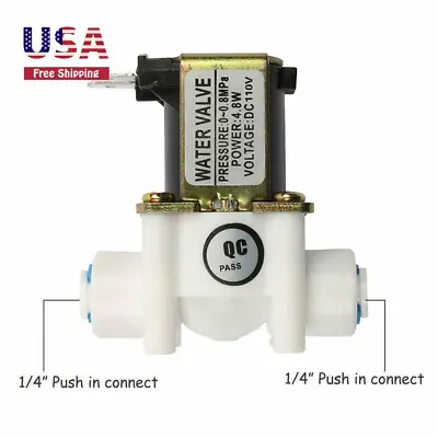 Buy 110V 1/4  Inlet Water Solenoid Valve Normal Closed For RO Reverse Osmosis System • 15.99$