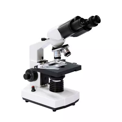Buy Binocular Microscope 40X-2000X Compound For Lab WF10X WF20X Eyepieces Double • 199$