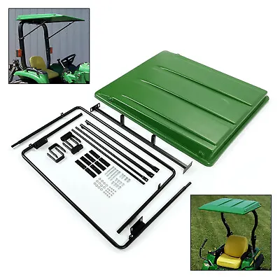 Buy Green Top Canopy With Bracket For John Deere Compact Utility Tractors ROPS • 219$