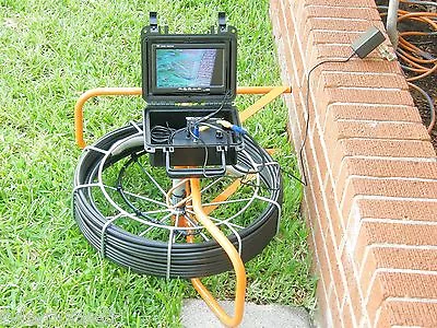 Buy 100 Foot Pipe Inspection Camera, Sewer Main Inspection, 100' Ft Video Scope • 835.99$